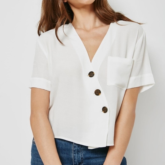Topshop Tops - Asymmetrical Topshop Blouse